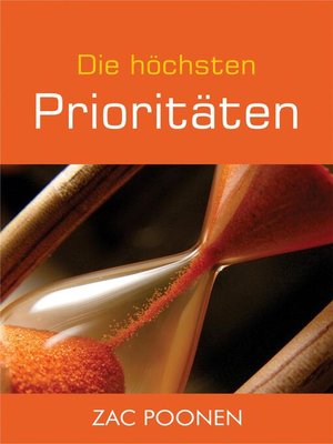 cover image of Die höchsten Prioritäten